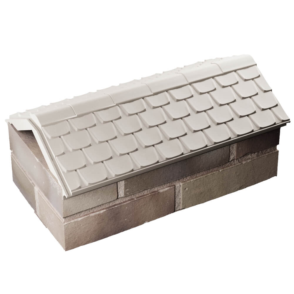 Парапет Zking Эльбрус Бежевый с посадкой на 1 кирпич (255мм) в Шелехове фото