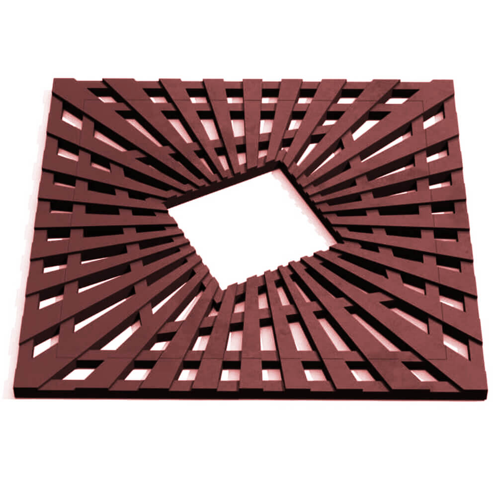 Приствольная решетка для дерева ZKING ATMOSPHERE 1.2х1.2м Коричневая Шелехов фото