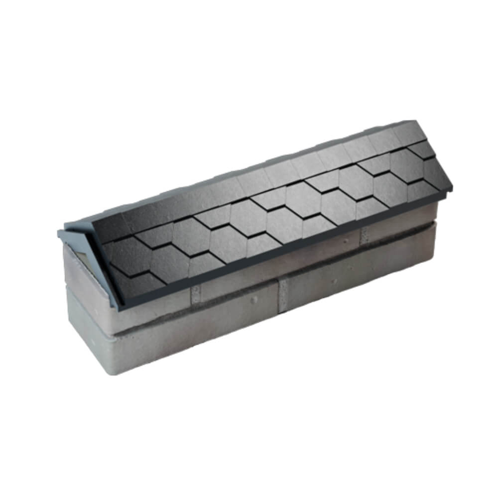 Парапет Zking Эверест Черный с посадкой на 0.5 кирпича (130мм) в Шелехове фото