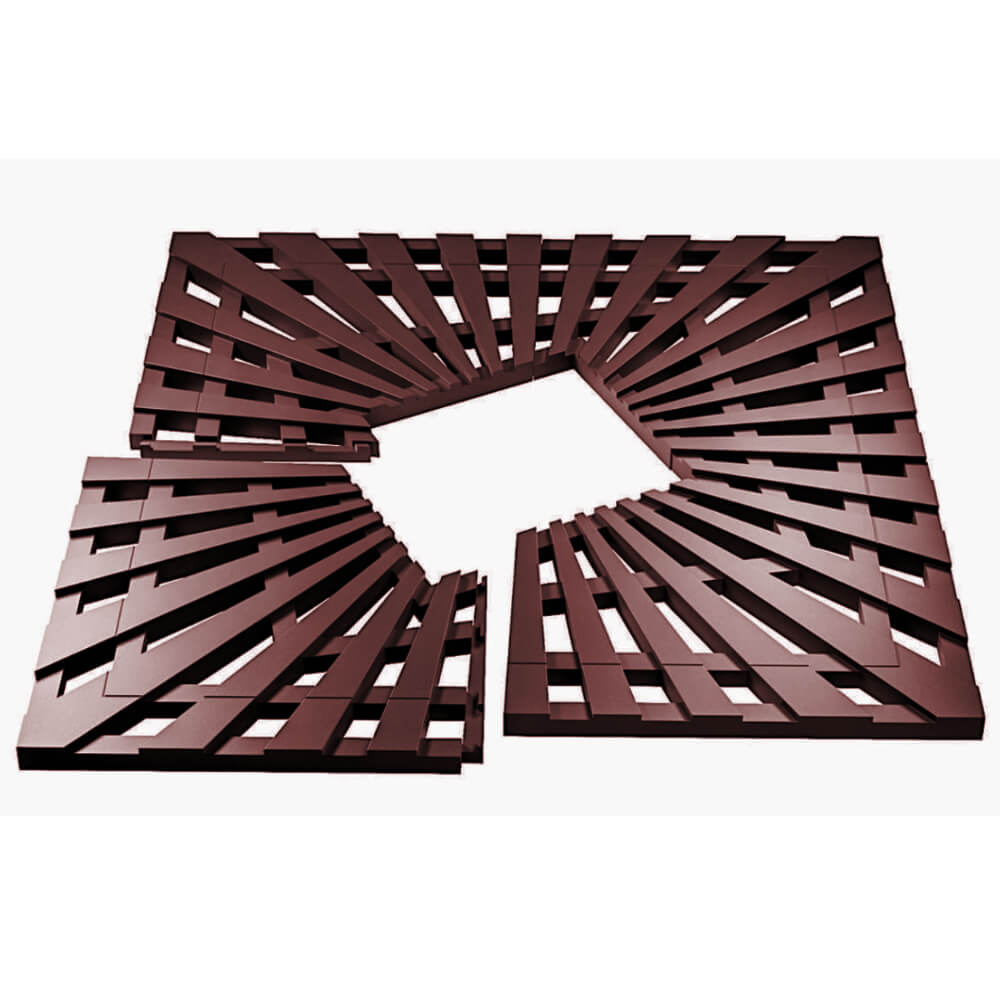 Приствольная решетка для дерева ZKING ATMOSPHERE 1.2х1.2м Коричневая в Шелехове фото