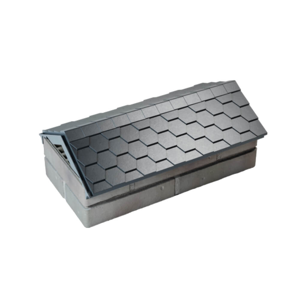 Парапет Zking Эверест Серый с посадкой на 1 кирпич (200/225/255мм) в Шелехове фото