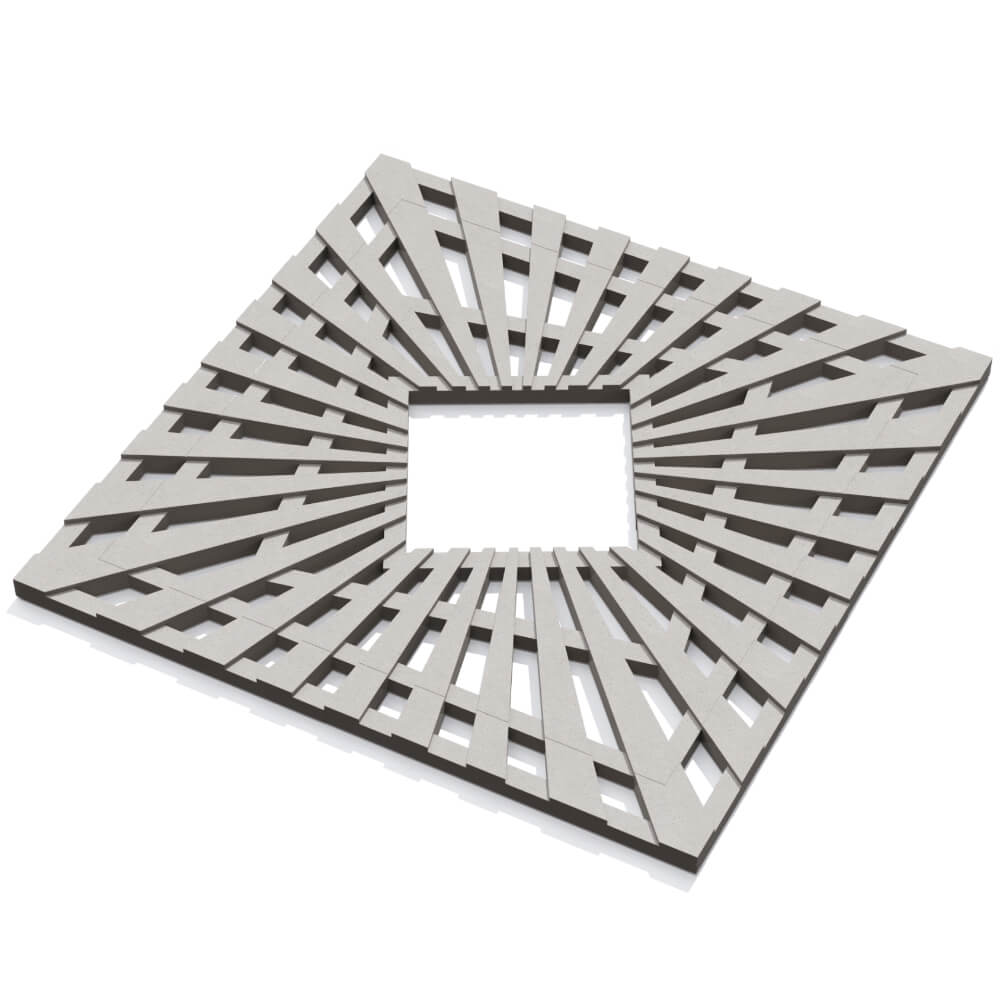 Приствольная решетка для дерева ZKING ATMOSPHERE 1.2х1.2м Бежевая в Шелехове фото