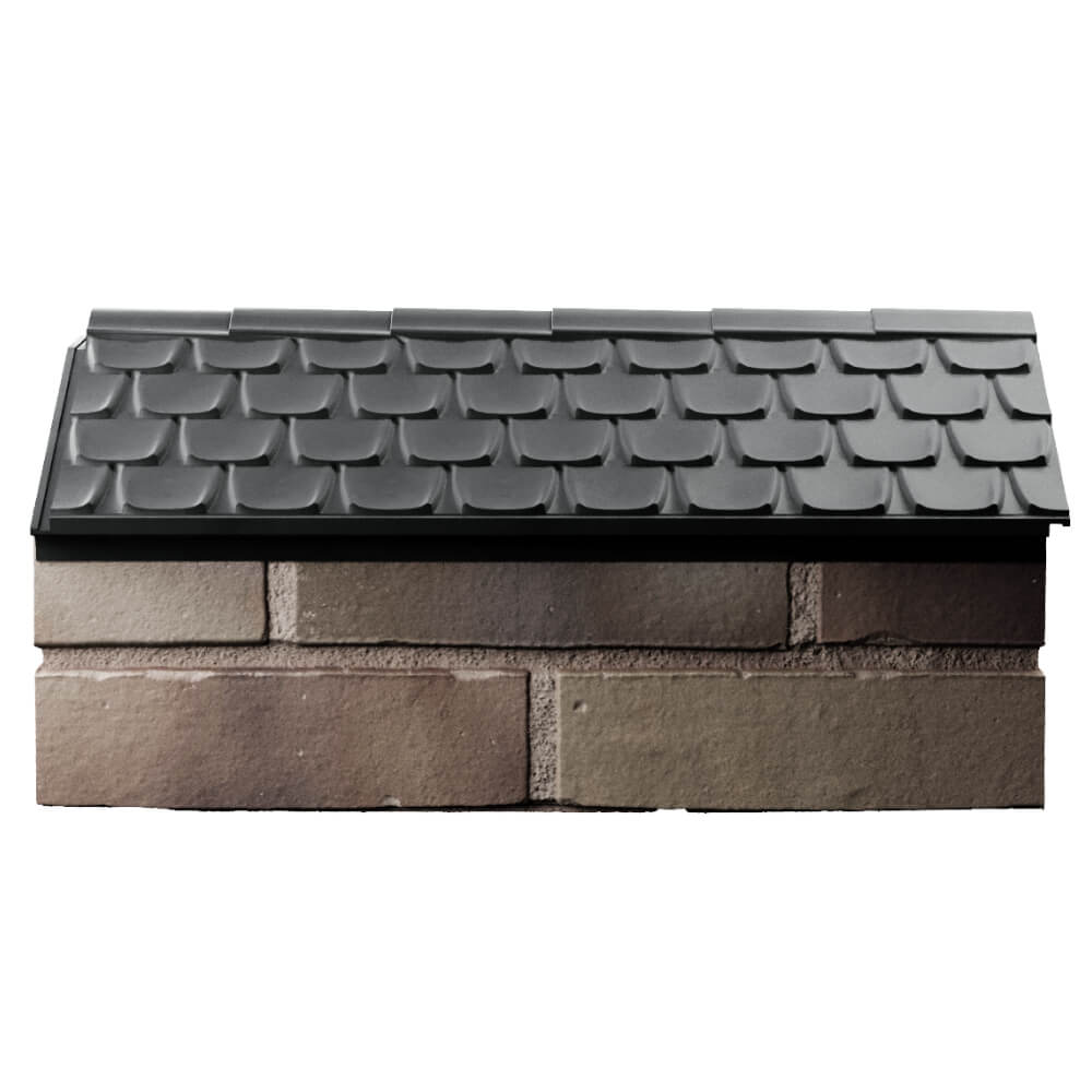 Парапет Zking Эльбрус Серый с посадкой на 1 кирпич (255мм) в Шелехове фото