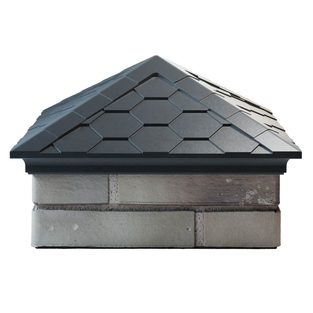 Колпак Zking Эверест Серый на столб 1.5х1.5 кирпича (390х390мм) Шелехов фото