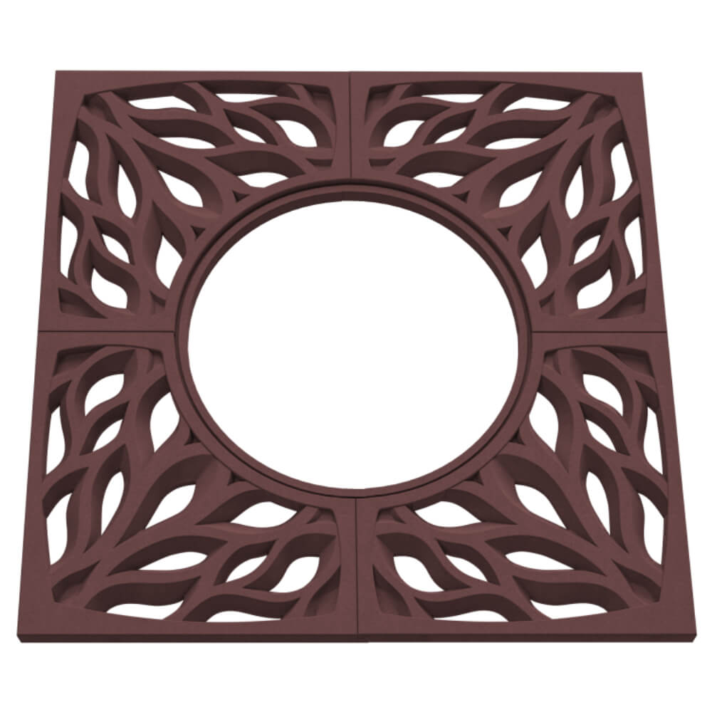 Приствольная решетка для дерева ZKING CRUST 1.2х1.2м Коричневая в Шелехове фото