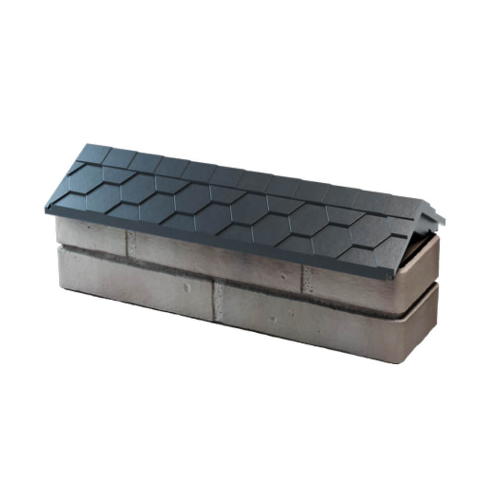 Парапет Zking Эверест Серый с посадкой на 0.5 кирпича (130мм) в Шелехове фото