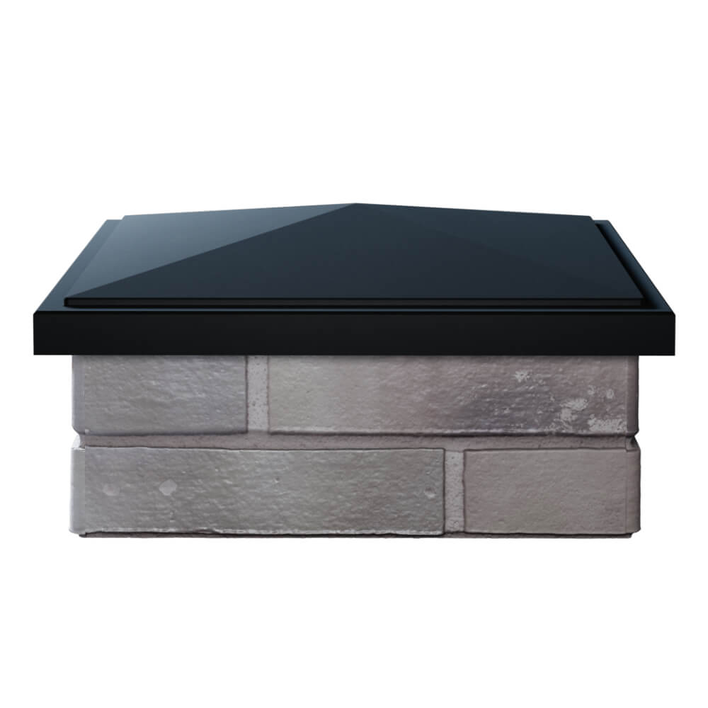 Колпак Zking БонаМоно Черный на столб 1.5х1.5 кирпича (385х385, 400х400мм) Шелехов фото