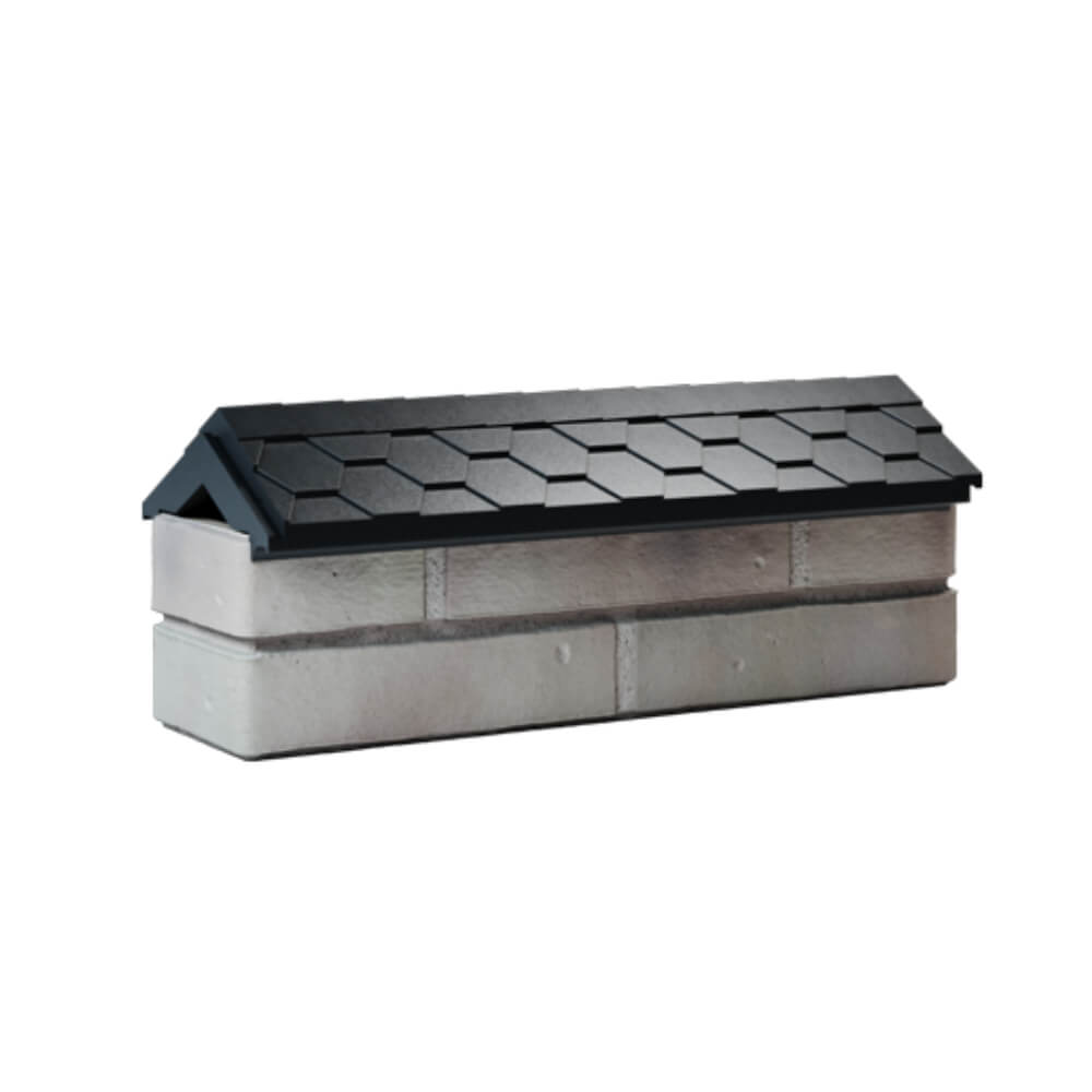 Парапет Zking Эверест Черный с посадкой на 0.5 кирпича (130мм) Шелехов фото