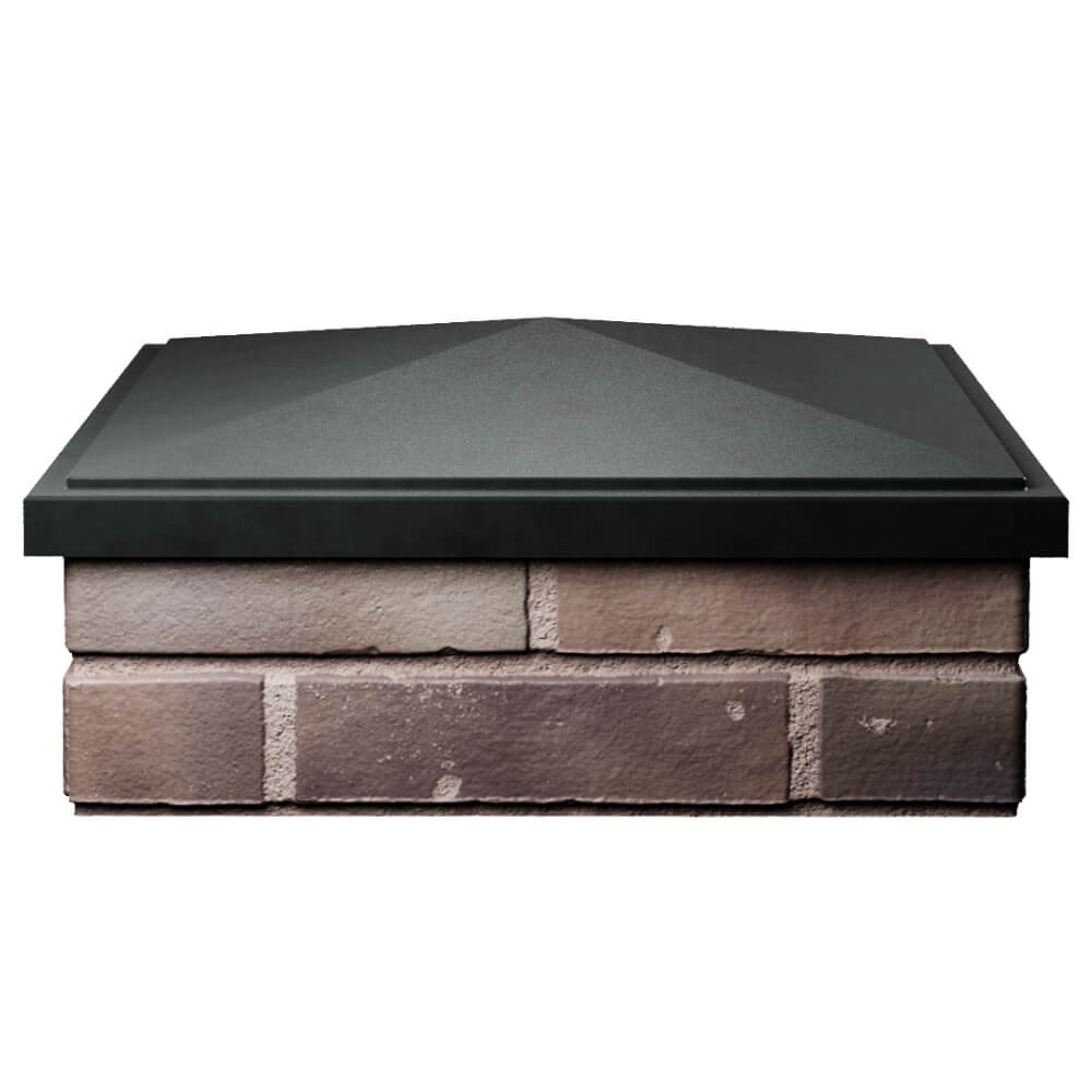 Колпак Zking БонаМоно Черный на столб 2х2 кирпича (515х515, 530х530мм) Шелехов фото