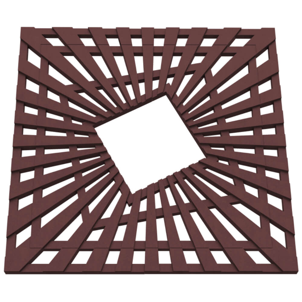 Приствольная решетка для дерева ZKING ATMOSPHERE 1.2х1.2м Коричневая в Шелехове фото