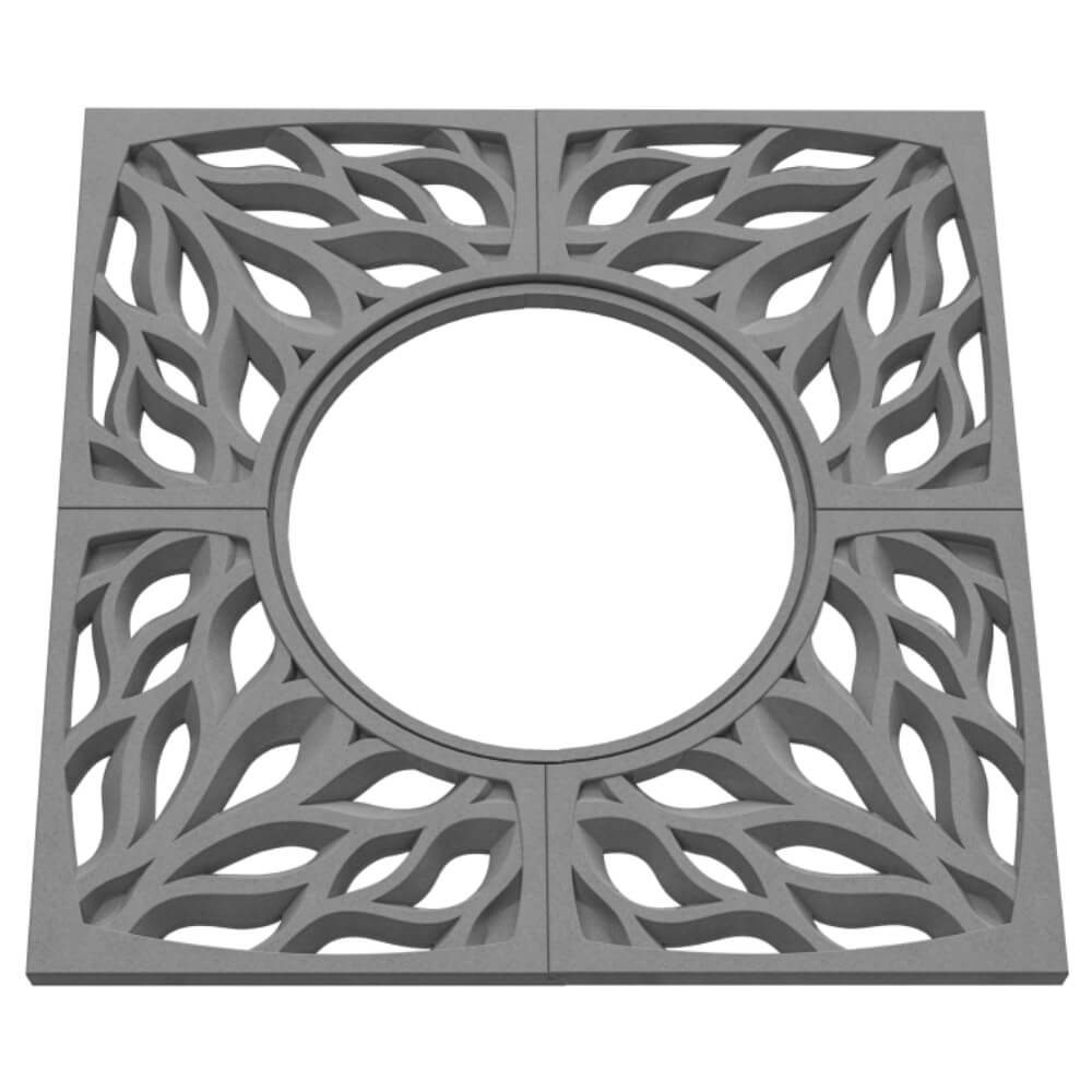 Приствольная решетка для дерева ZKING CRUST 1.2х1.2м Серая в Шелехове фото