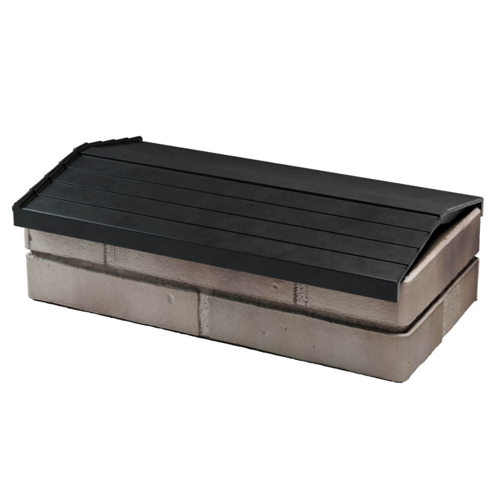 Парапет Zking Бона ХайТек Черный с посадкой на 1 кирпич (200/225/255мм) в Шелехове фото