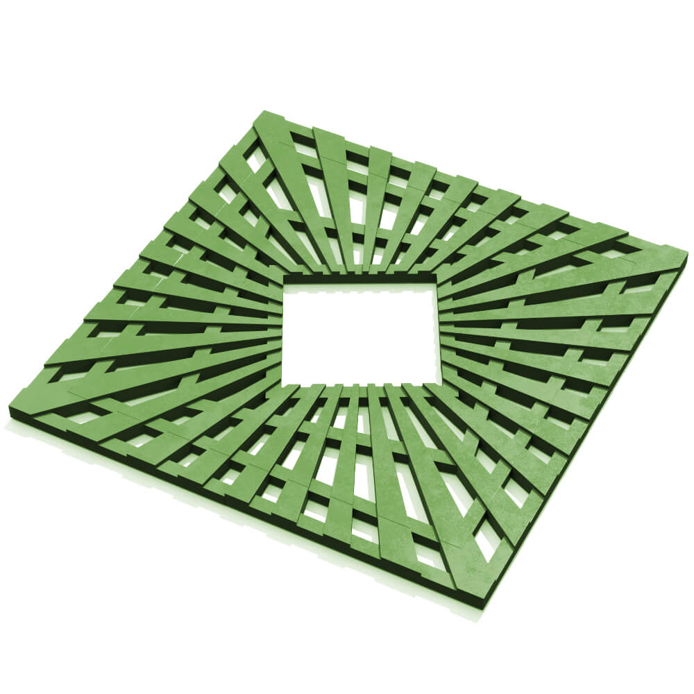 Приствольная решетка для дерева ZKING ATMOSPHERE 1.2х1.2м Зеленая в Шелехове фото