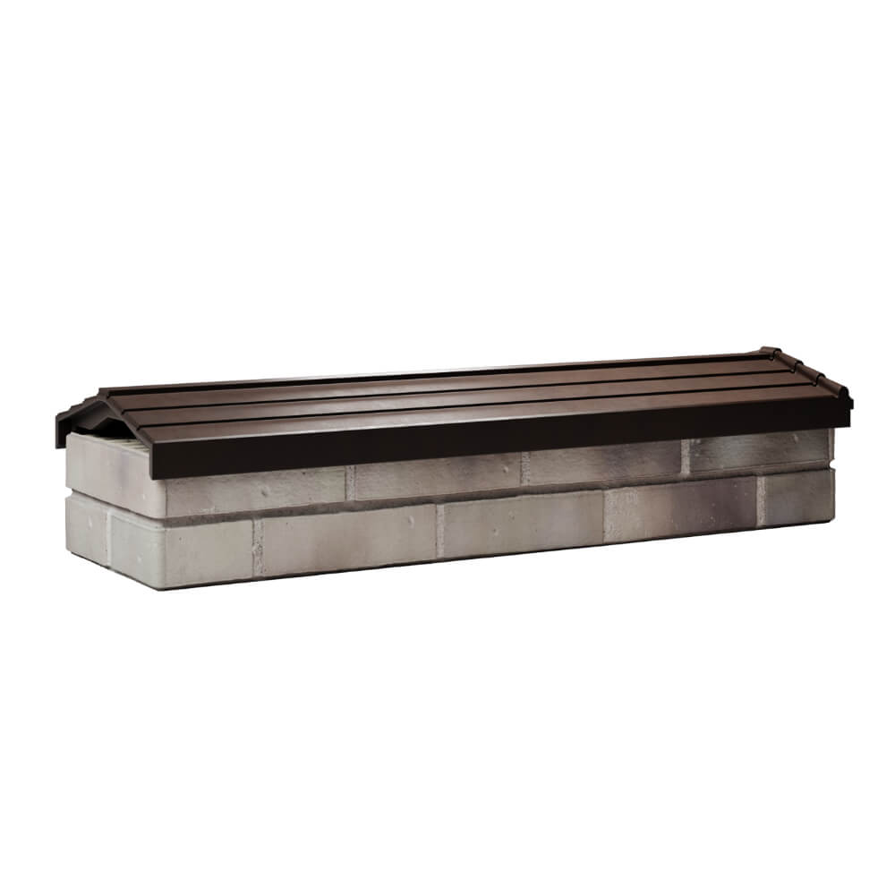 Парапет Zking Бона ХайТек Коричневый посадка на 0.5 кирпича (130мм) Шелехов фото