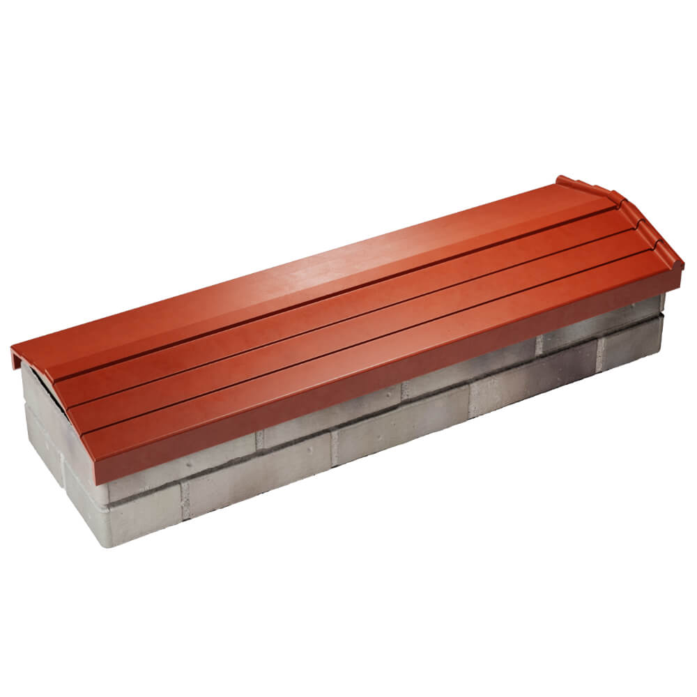 Парапет Zking Бона ХайТек Красный посадка на 0.5 кирпича (130мм) в Шелехове фото