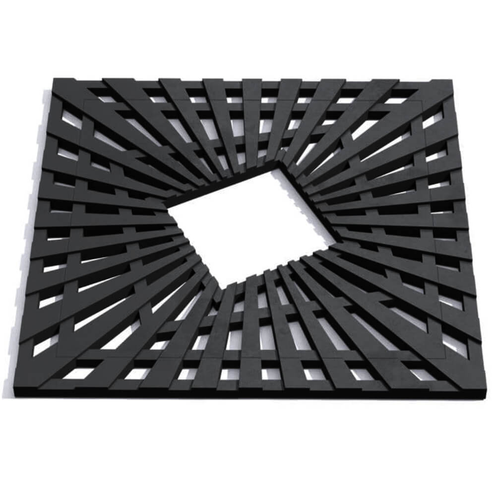 Приствольная решетка для дерева ZKING ATMOSPHERE 1.2х1.2м Черная Шелехов фото