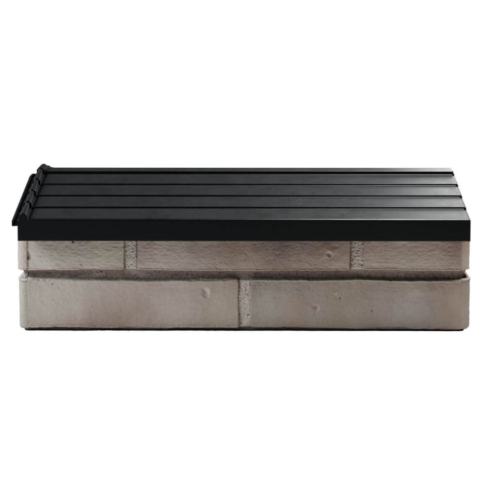 Парапет Zking Бона ХайТек Черный с посадкой на 1 кирпич (200/225/255мм) в Шелехове фото