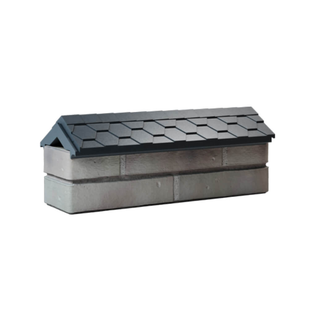 Парапет Zking Эверест Серый с посадкой на 0.5 кирпича (130мм) Шелехов фото