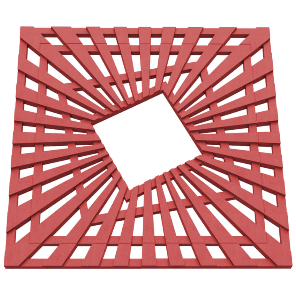 Приствольная решетка для дерева ZKING ATMOSPHERE 1.2х1.2м Красная в Шелехове фото