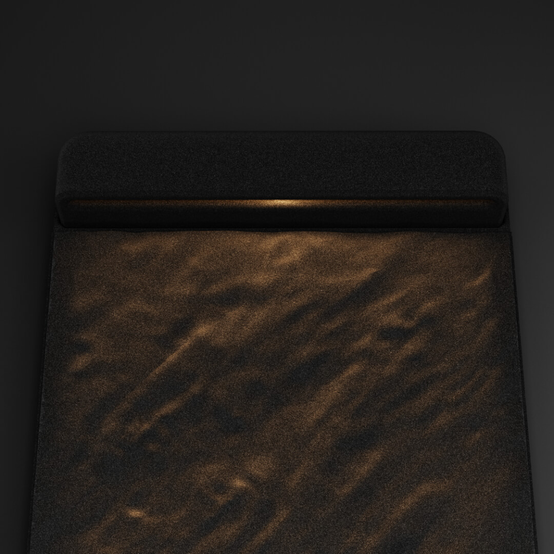 LED Светильник для шаговой плиты STONE Черный Сланец 330х75х98мм в Шелехове фото