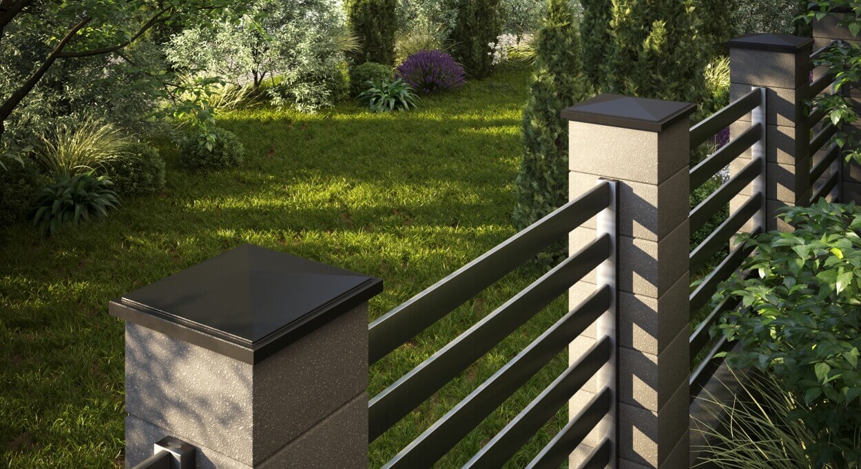 Колпак Zking БонаМоно Коричневый на столб 1.5х1.5 кирпича (385х385, 400х400мм) в Шелехове фото