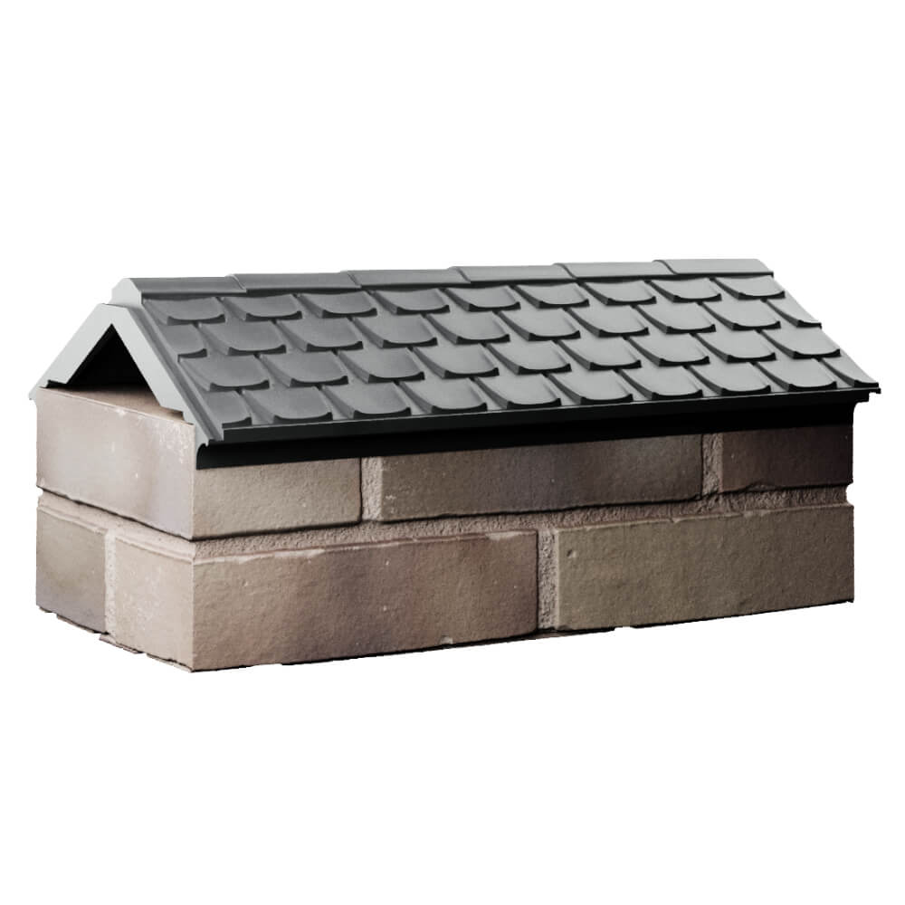 Парапет Zking Эльбрус Серый с посадкой на 1 кирпич (255мм) Шелехов фото