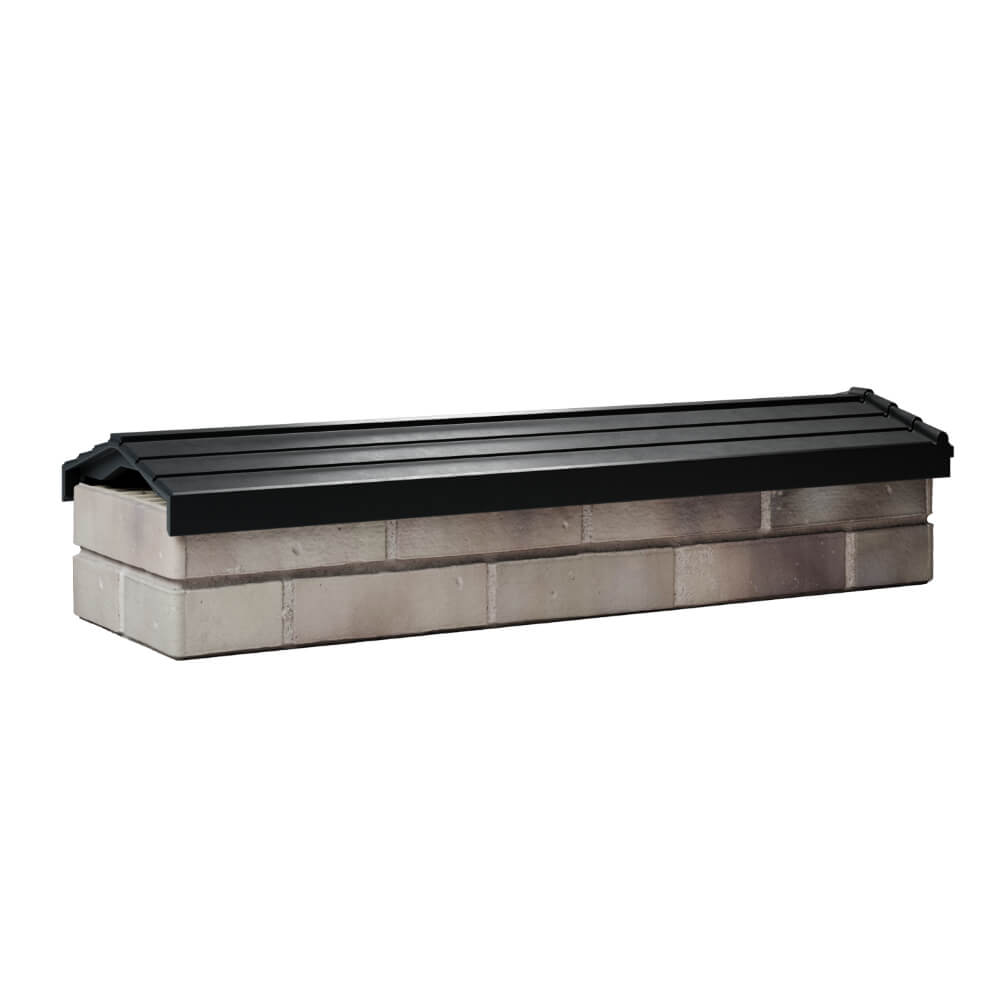 Парапет Zking Бона ХайТек Черный посадка на 0.5 кирпича (130мм) Шелехов фото