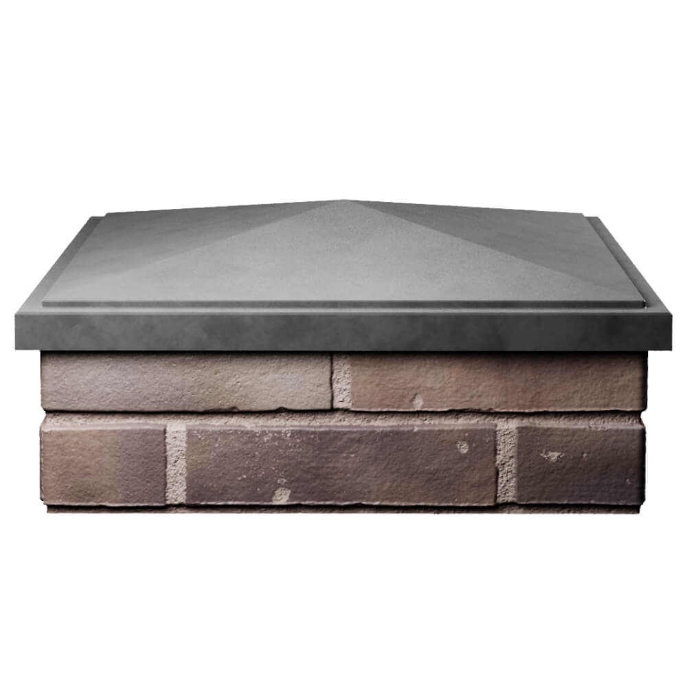 Колпак Zking БонаМоно Серый на столб 2х2 кирпича (515х515, 530х530мм) Шелехов фото