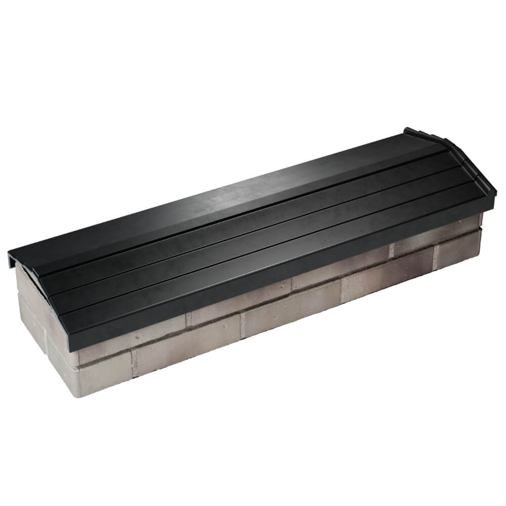 Парапет Zking Бона ХайТек Черный посадка на 0.5 кирпича (130мм) в Шелехове фото