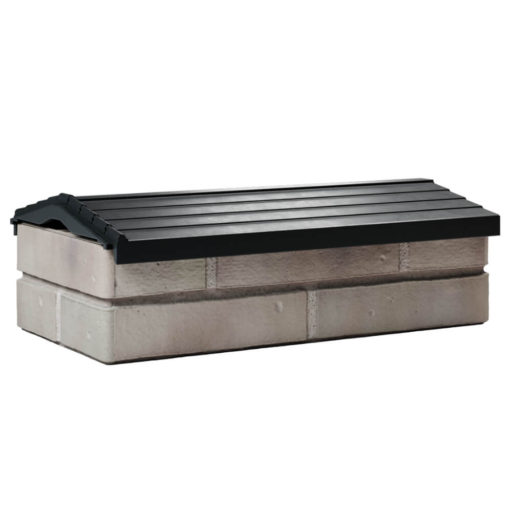 Парапет Zking Бона ХайТек Черный с посадкой на 1 кирпич (200/225/255мм) Шелехов фото