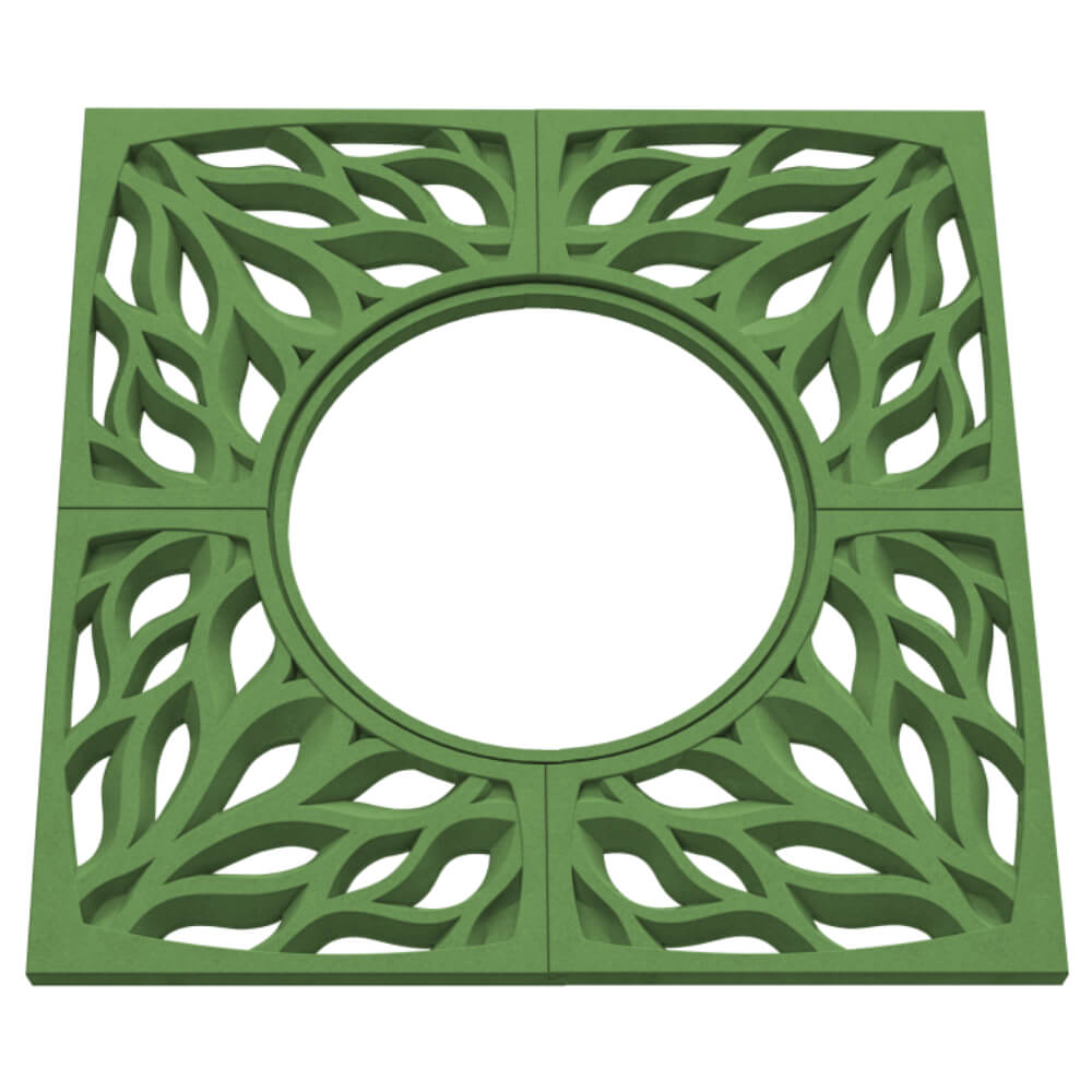 Приствольная решетка для дерева ZKING CRUST 1.2х1.2м Зеленая в Шелехове фото