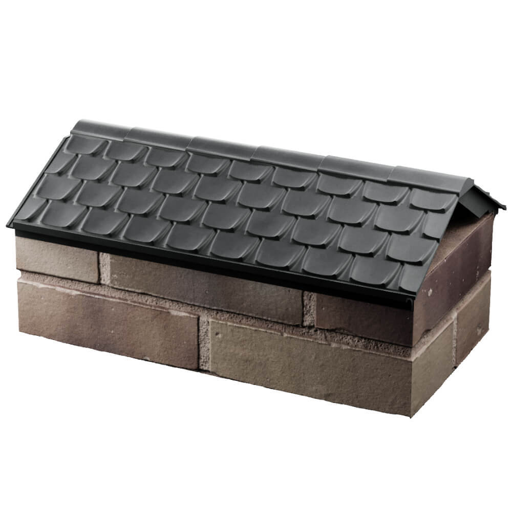 Парапет Zking Эльбрус Серый с посадкой на 1 кирпич (255мм) в Шелехове фото