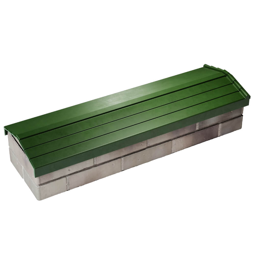 Парапет Zking Бона ХайТек Зеленый посадка на 0.5 кирпича (130мм) в Шелехове фото