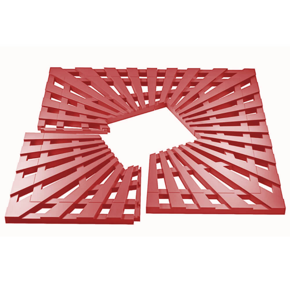 Приствольная решетка для дерева ZKING ATMOSPHERE 1.2х1.2м Красная в Шелехове фото