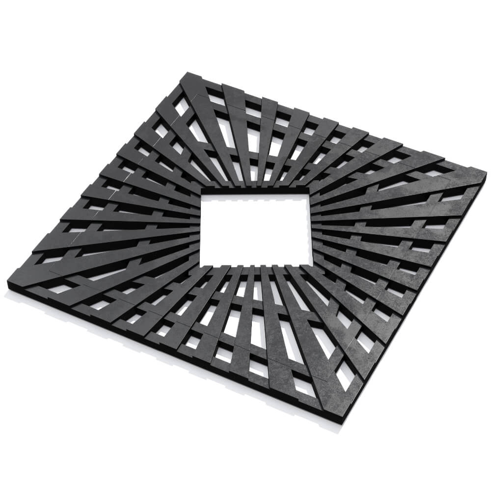 Приствольная решетка для дерева ZKING ATMOSPHERE 1.2х1.2м Черная в Шелехове фото