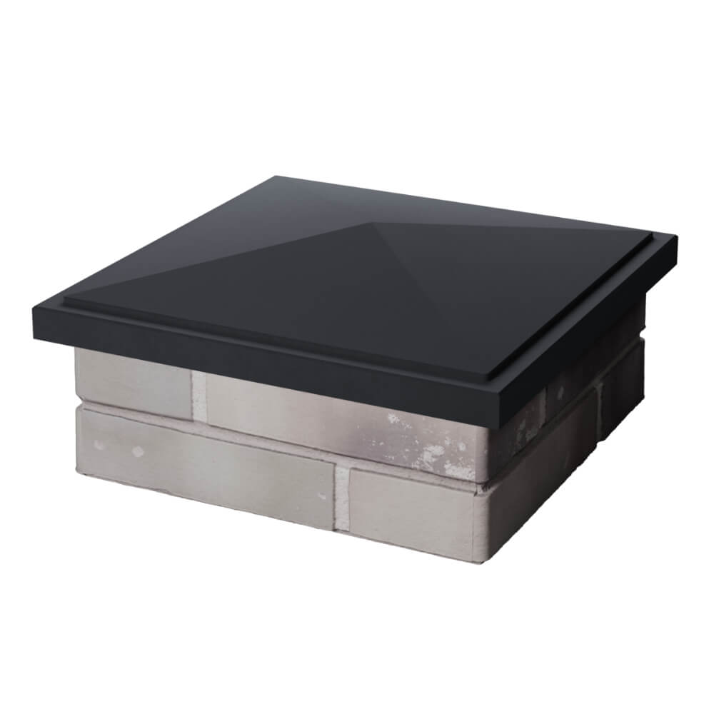 Колпак Zking БонаМоно Серый на столб 1.5х1.5 кирпича (385х385, 400х400мм) в Шелехове фото