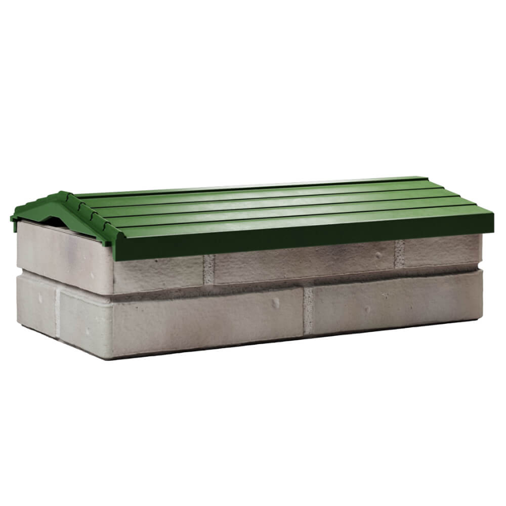 Парапет Zking Бона ХайТек Зеленый с посадкой на 1 кирпич (200/225/255мм) Шелехов фото