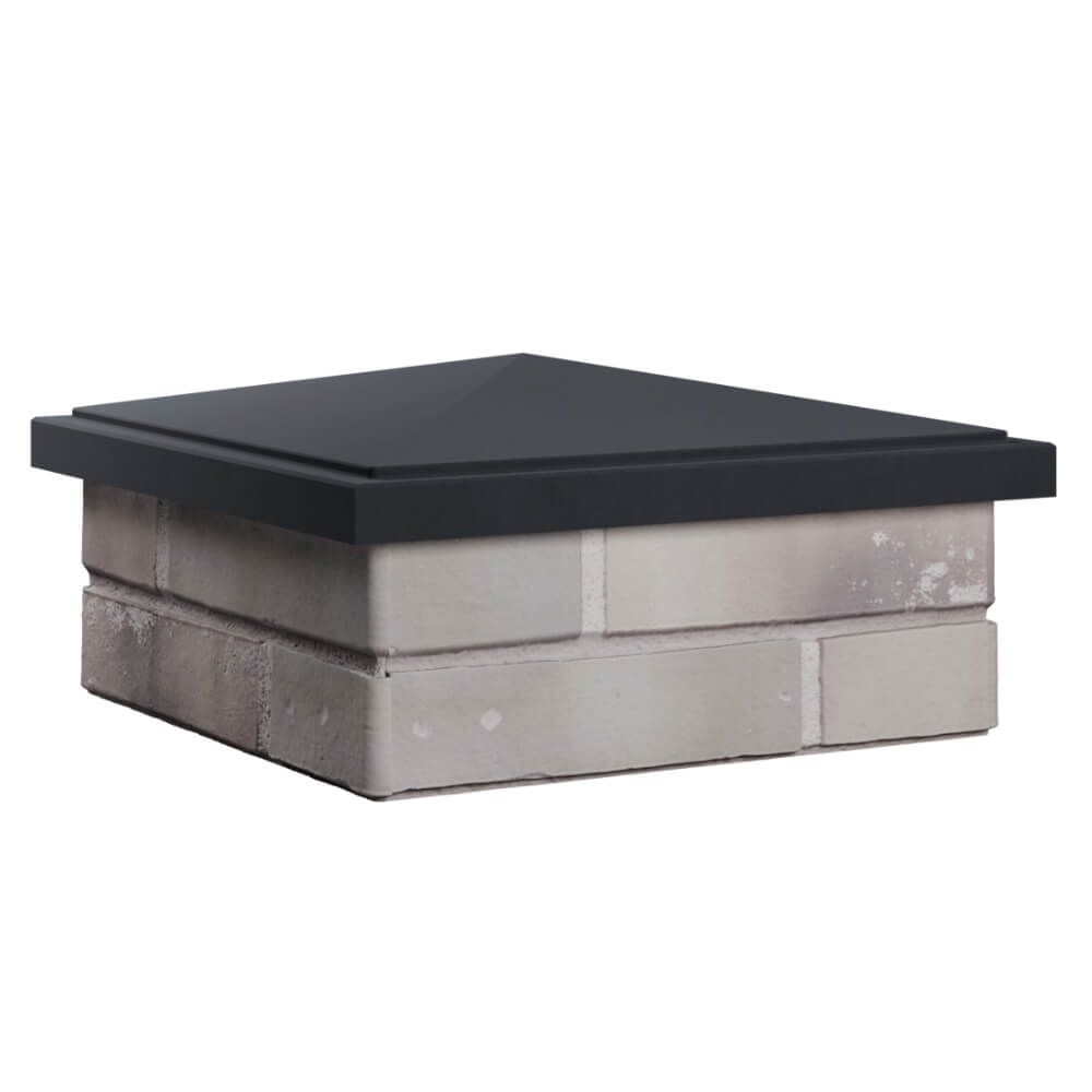 Колпак Zking БонаМоно Серый на столб 1.5х1.5 кирпича (385х385, 400х400мм) в Шелехове фото