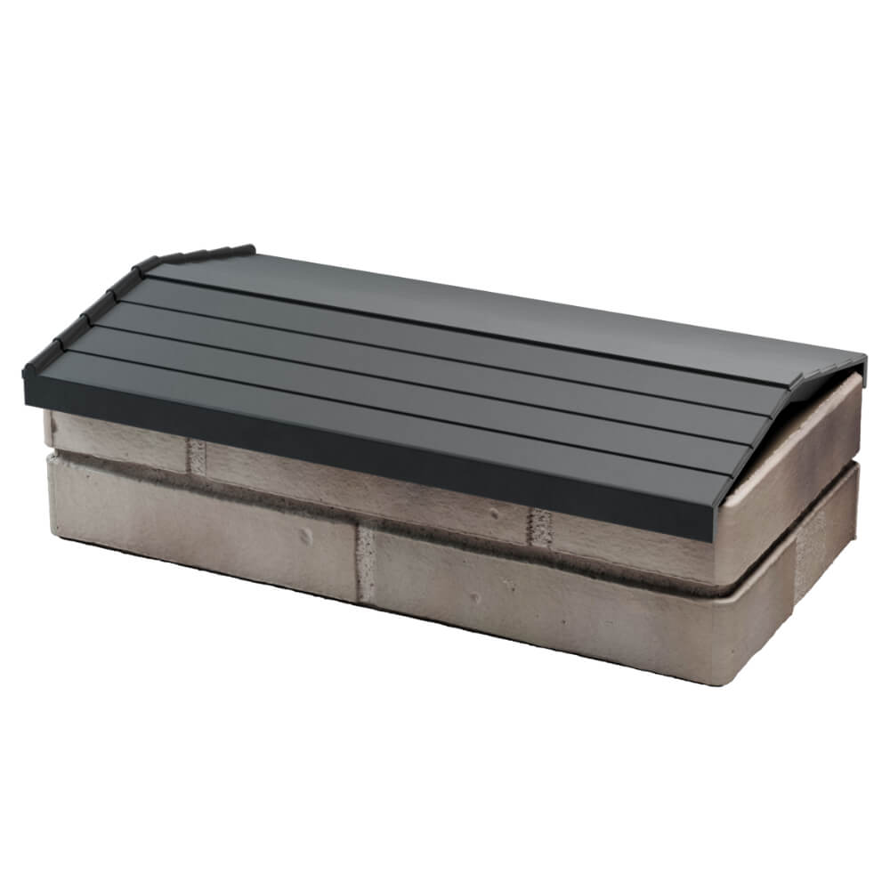 Парапет Zking Бона ХайТек Серый с посадкой на 1 кирпич (200/225/255мм) в Шелехове фото